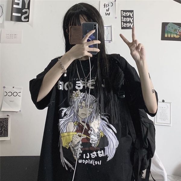 women's t-shirt nicemix sweet punk t-shirt women summer korean ins japanese harajuku style anime print loose student short sleeve shirt, White
women's t-shirt nicemix sweet punk t-shirt women summer korean ins japanese harajuku style anime print loose student short sleeve shirt, White