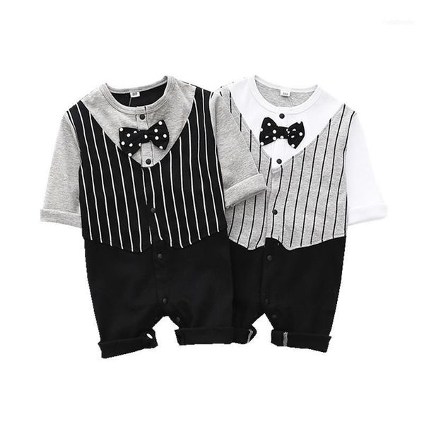 little boy clothes long sleeve classical striped gentlman suits for kids cotton autumn formal boys romper with bowtie1, Blue
little boy clothes long sleeve classical striped gentlman suits for kids cotton autumn formal boys romper with bowtie1, Blue