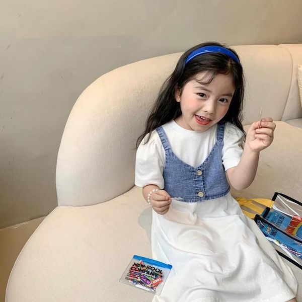 girls 2 pcs denim set vest+dress summer cotton fashion suits kids clothes 3-8 years clothing sets, White
girls 2 pcs denim set vest+dress summer cotton fashion suits kids clothes 3-8 years clothing sets, White