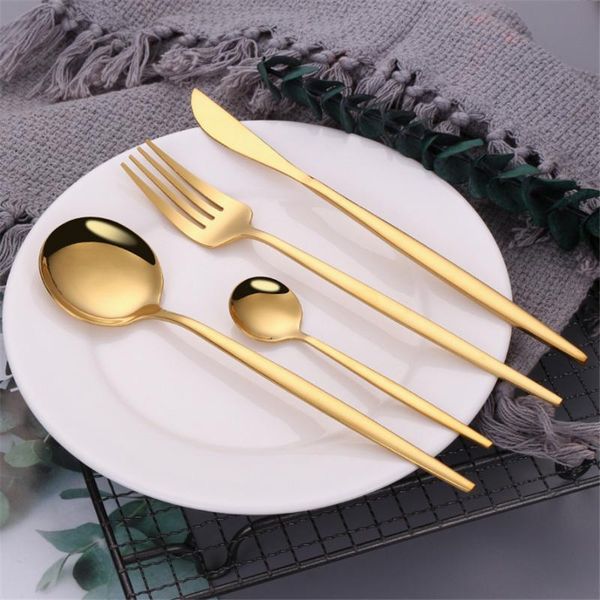 dinnerware sets mirror gold stainless steel cutlery set complete dinner forks knives tableware kids dessert spoon flateware portable
dinnerware sets mirror gold stainless steel cutlery set complete dinner forks knives tableware kids dessert spoon flateware portable