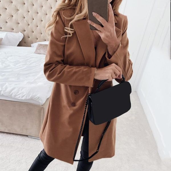 men's wool & blends jodimitty winter coat women 2021 casual solid jackets blazers female elegant double breasted long ladies plus size1, Black
men's wool & blends jodimitty winter coat women 2021 casual solid jackets blazers female elegant double breasted long ladies plus size1, Black