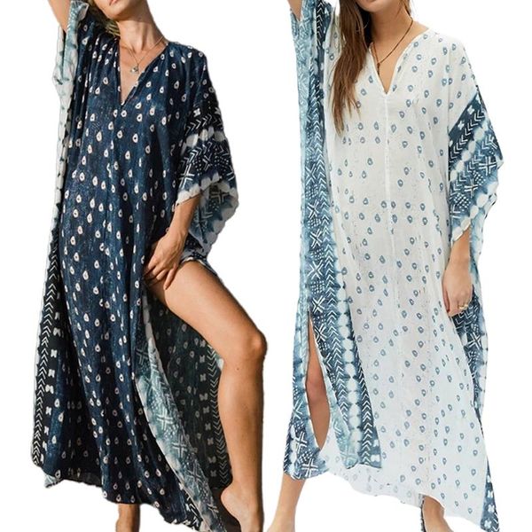 casual dresses women batwing sleeve swimsuit cover up v-neck geometry print kaftan beach dress 83xf, Black;gray
casual dresses women batwing sleeve swimsuit cover up v-neck geometry print kaftan beach dress 83xf, Black;gray