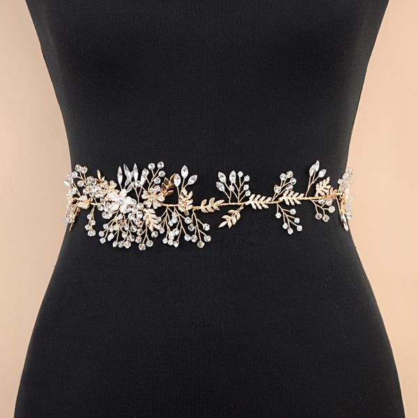 wedding sashes 100% handmade golden rhinestone belt alloy flower luxury clear crystal bridal jewelry for evening dress, White
wedding sashes 100% handmade golden rhinestone belt alloy flower luxury clear crystal bridal jewelry for evening dress, White