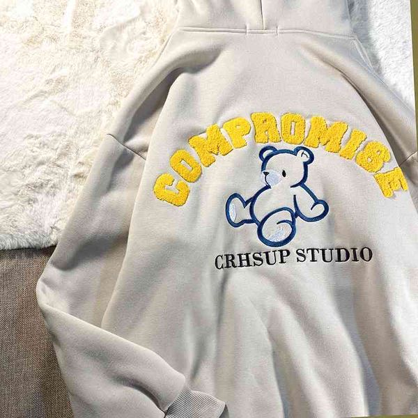 oversize bear sweater jacket men's women's ins black embroidery and cashmere show thin loose couple cardigan
oversize bear sweater jacket men's women's ins black embroidery and cashmere show thin loose couple cardigan