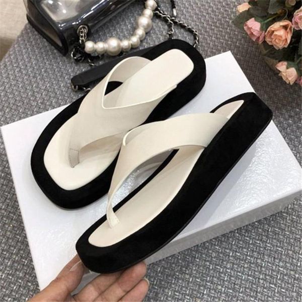 genuine leather women flip flops summer slippers flat beach shoes woman outside slides ladies platform slipper flats, Black
genuine leather women flip flops summer slippers flat beach shoes woman outside slides ladies platform slipper flats, Black