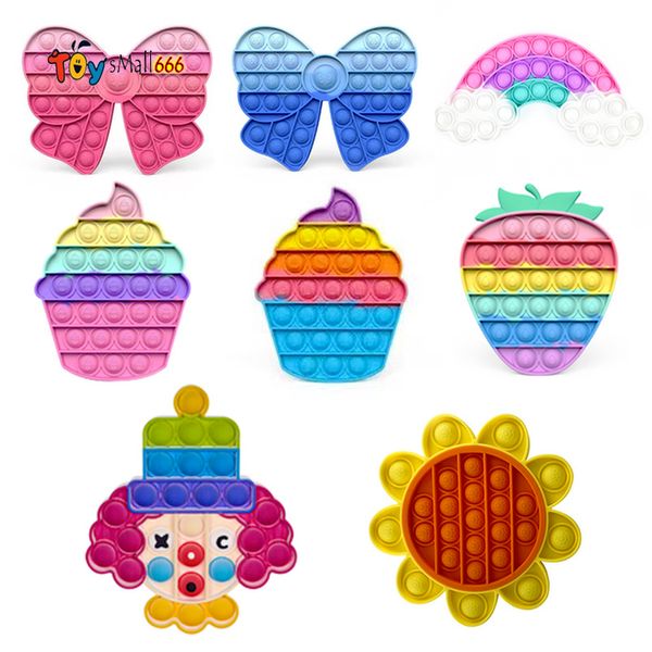 colorful rainbow decompression fidget toys push bubble sensory squishy stress reliever autism needs anti-stress rainbow toys for children 49
colorful rainbow decompression fidget toys push bubble sensory squishy stress reliever autism needs anti-stress rainbow toys for children 49