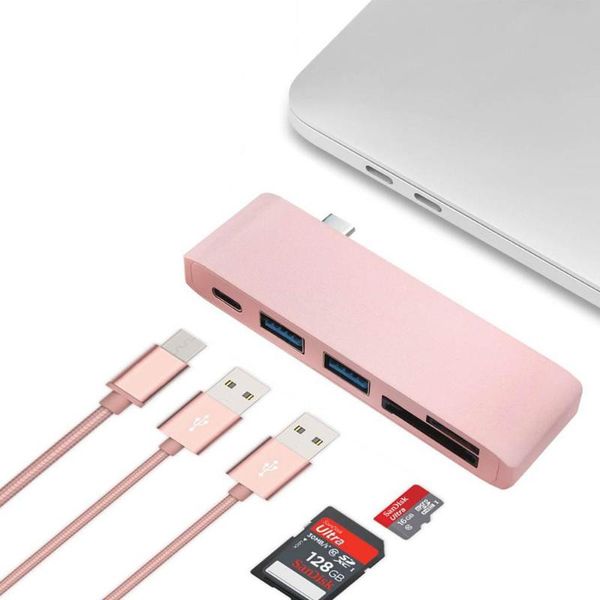 hubs type c hub to usb3.0 pd-powered card reader five-in-one multi-function lapexpansion dock
hubs type c hub to usb3.0 pd-powered card reader five-in-one multi-function lapexpansion dock