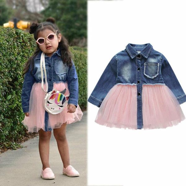 girl's dresses toddler kids baby girls princess tutu dress spring fall cute denim mesh patchwork long sleeve lapel button down, Red;yellow
girl's dresses toddler kids baby girls princess tutu dress spring fall cute denim mesh patchwork long sleeve lapel button down, Red;yellow