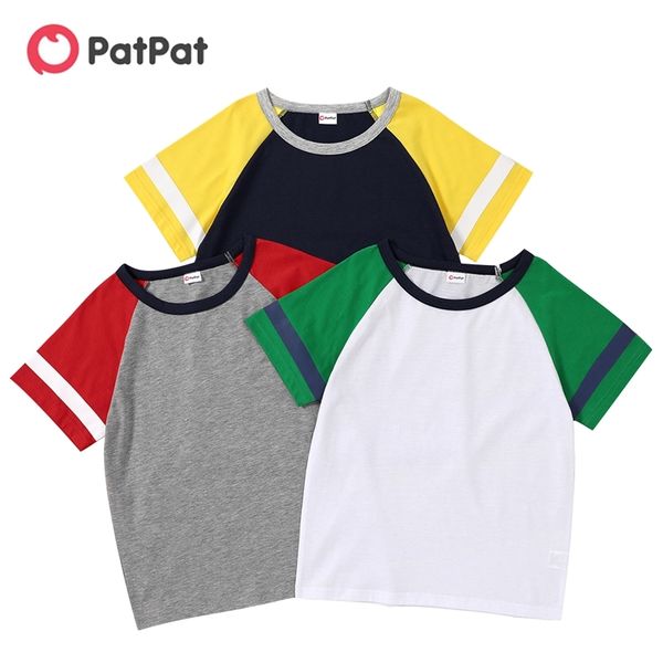 summer fashionable kid boy colorblock t-shirt 210528, Blue 
summer fashionable kid boy colorblock t-shirt 210528, Blue