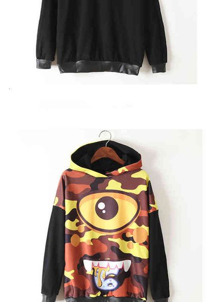 women's hoodies & sweatshirts large fashion loose women's sweater hip hop wear tj7h, Black
women's hoodies & sweatshirts large fashion loose women's sweater hip hop wear tj7h, Black
