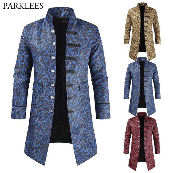 men's trench coats steampunk men coat jacquard vintage medieval gothic mens long halloween cosplay prince 5xl, Tan;black
men's trench coats steampunk men coat jacquard vintage medieval gothic mens long halloween cosplay prince 5xl, Tan;black