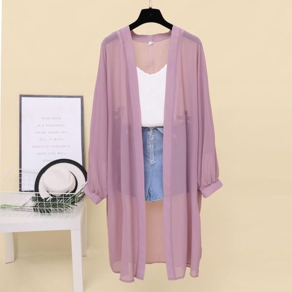 women's blouses & shirts summer thin chiffon holiday beach sunscreen long blouse women 2021 casual loose cardigan shawl transparent top, White
women's blouses & shirts summer thin chiffon holiday beach sunscreen long blouse women 2021 casual loose cardigan shawl transparent top, White