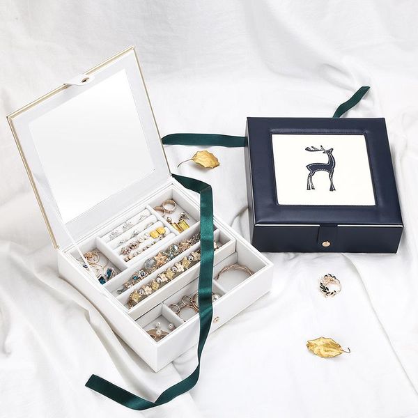 bathroom storage & organization leather makeup organizer 2 layers jewelry box cosmetic earrings ring lipstick holder necklace display bracel
bathroom storage & organization leather makeup organizer 2 layers jewelry box cosmetic earrings ring lipstick holder necklace display bracel