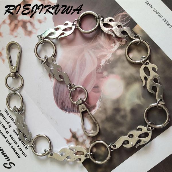 keychains drop cool trousers chain flame round metal waist pants punk hiphop accessories, Silver
keychains drop cool trousers chain flame round metal waist pants punk hiphop accessories, Silver