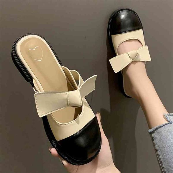 summer retro design women slippers platform square heel bow-tied outdoor round toe mules fashion casual shoes ladies female 210619, Black
summer retro design women slippers platform square heel bow-tied outdoor round toe mules fashion casual shoes ladies female 210619, Black