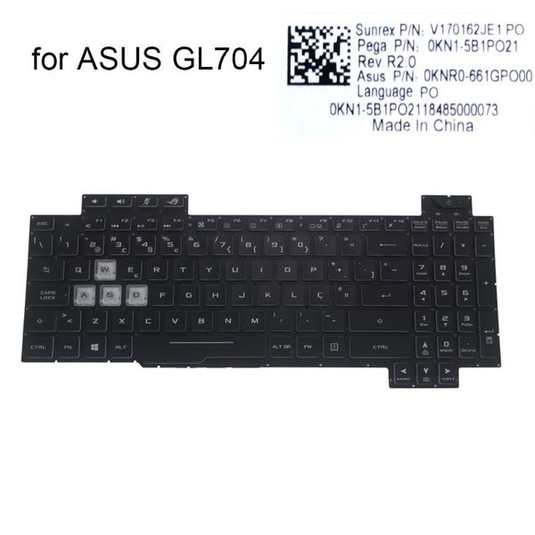 portuguese backlight keyboard for asus rog gl704gv gl704gm gl704gw strix scar ii keyboards po backlit lapsales 0kn1 5b1po21 replacement
portuguese backlight keyboard for asus rog gl704gv gl704gm gl704gw strix scar ii keyboards po backlit lapsales 0kn1 5b1po21 replacement