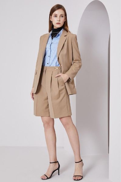 women's two piece pants summer suit two-piece lapel cool blazer shorts life shopping party customization, White
women's two piece pants summer suit two-piece lapel cool blazer shorts life shopping party customization, White