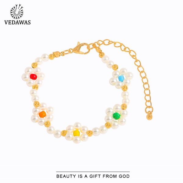 beaded, strands vedawas fashion cute daisy flower beaded bracelets for women children bohemian colorful pearls charm accessories gifts, Black
beaded, strands vedawas fashion cute daisy flower beaded bracelets for women children bohemian colorful pearls charm accessories gifts, Black