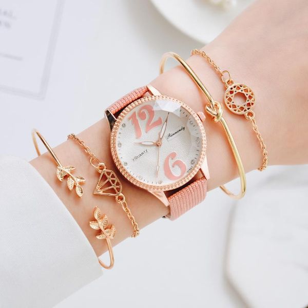 wristwatches 5pcs set fashion women watches luxury leather strap watch ladies quartz wrist bracelet clock gift for female dropship, Slivery;brown
wristwatches 5pcs set fashion women watches luxury leather strap watch ladies quartz wrist bracelet clock gift for female dropship, Slivery;brown