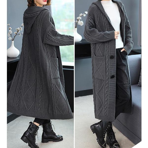 women's knits & tees autumn long knitted cardigans for women solid color hooded cardigan jacket crop sweater, White 
women's knits & tees autumn long knitted cardigans for women solid color hooded cardigan jacket crop sweater, White