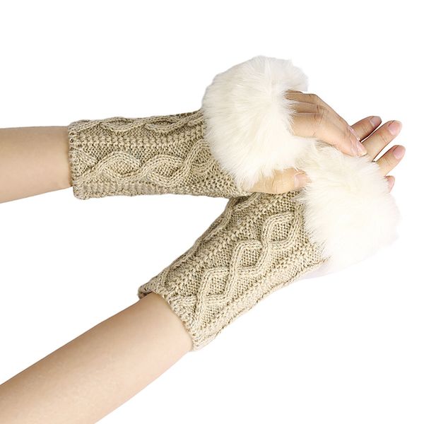 1 pair knit fingerless gloves plush hand crochet arm warmers thumb hole mittens 211890, Silver
1 pair knit fingerless gloves plush hand crochet arm warmers thumb hole mittens 211890, Silver