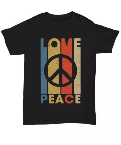 love peace sign hippie t-shirt gifts women om life flower vibes tee vintage, White;black
love peace sign hippie t-shirt gifts women om life flower vibes tee vintage, White;black