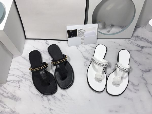 small fragrance flip flops female summer slippers new style outer wear metal chain beach wild flat sandals 01, Black
small fragrance flip flops female summer slippers new style outer wear metal chain beach wild flat sandals 01, Black