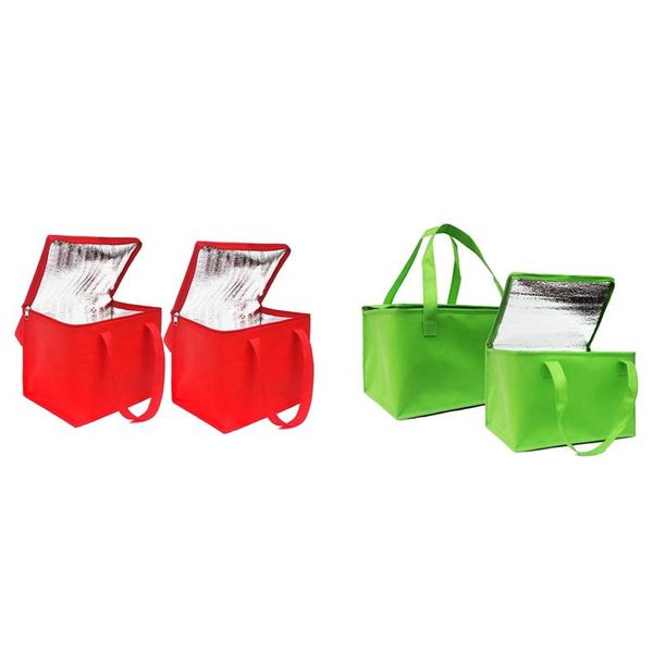 dinnerware sets 4pcs foldable large cooler bag portable cake insulated aluminum foil thermal box green & red
dinnerware sets 4pcs foldable large cooler bag portable cake insulated aluminum foil thermal box green & red