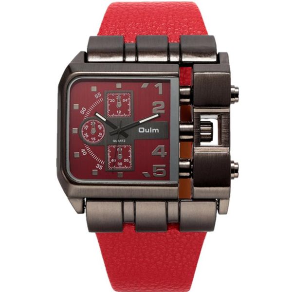 wristwatches male oulm 3364 military quartz watch leather strap rectangle dial luxury clock men wristwatch relogio masculino, Slivery;brown
wristwatches male oulm 3364 military quartz watch leather strap rectangle dial luxury clock men wristwatch relogio masculino, Slivery;brown
