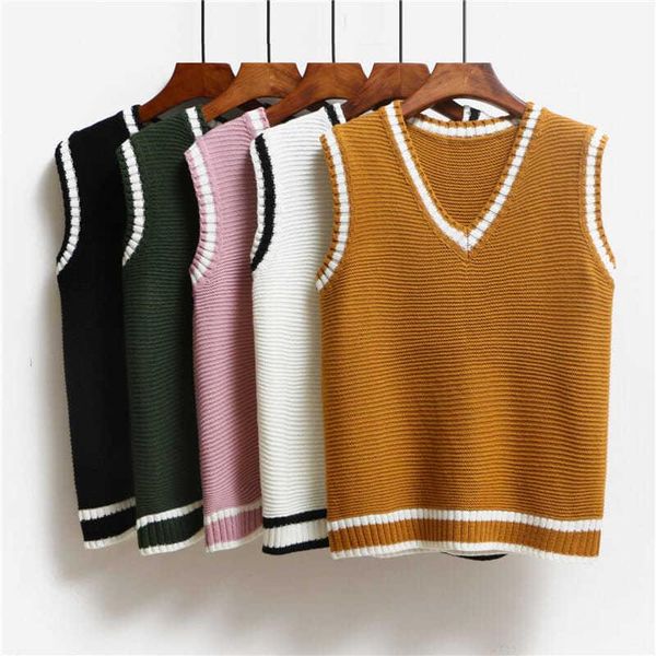 women's vests 2021 women autumn winter solid sweater gilet female slim casual sleeveless o-neck vest lady chic loose knitted waistcoat, Black;white
women's vests 2021 women autumn winter solid sweater gilet female slim casual sleeveless o-neck vest lady chic loose knitted waistcoat, Black;white