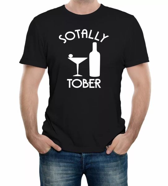 Mens Sotally Tober T-Shirt Funny Drinking Stag Do Bachelor Party Beer Alcohol, White;black
Mens Sotally Tober T-Shirt Funny Drinking Stag Do Bachelor Party Beer Alcohol, White;black