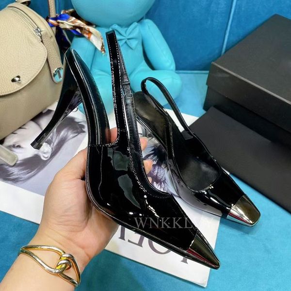 80% off shoes runway design women shoes metal head high heels genuine leather comfortable pumps spring wedding bradal party, Black
80% off shoes runway design women shoes metal head high heels genuine leather comfortable pumps spring wedding bradal party, Black