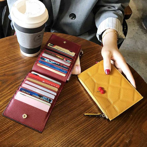 wallet real pickup bag women's ultra-thin, small, exquisite, high-grade high-capacity cowhide zero with zipper and multi card position, Red;black
wallet real pickup bag women's ultra-thin, small, exquisite, high-grade high-capacity cowhide zero with zipper and multi card position, Red;black