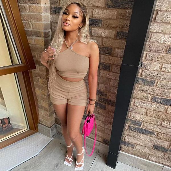 women's tracksuits knitted two piece set women summer clothes off shoulder crop biker shorts vacation outfits club matching sets, Gray
women's tracksuits knitted two piece set women summer clothes off shoulder crop biker shorts vacation outfits club matching sets, Gray