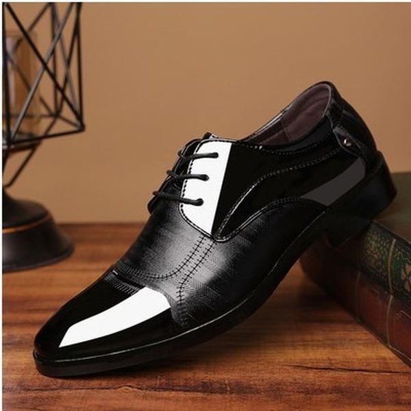 men's business formal wear asual british leather shoes young men spring and autumn breathable dress wedding 2021, Black 
men's business formal wear asual british leather shoes young men spring and autumn breathable dress wedding 2021, Black