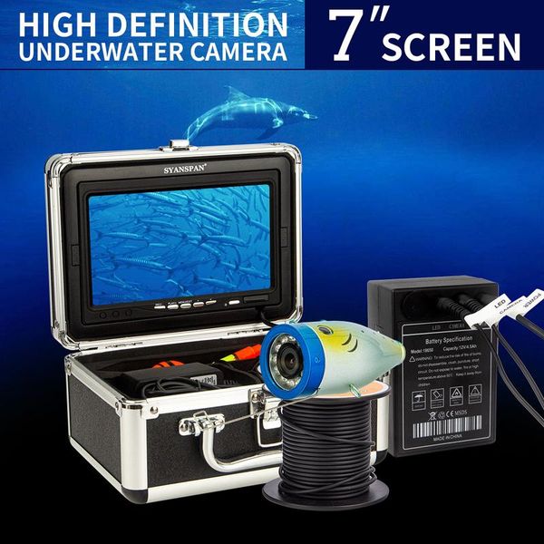 fish finder syanspan 7 inch f01plus-15 underwater fishing camera 15m 1200tvl fishfinder 12 infrared led lamps for us plug
fish finder syanspan 7 inch f01plus-15 underwater fishing camera 15m 1200tvl fishfinder 12 infrared led lamps for us plug