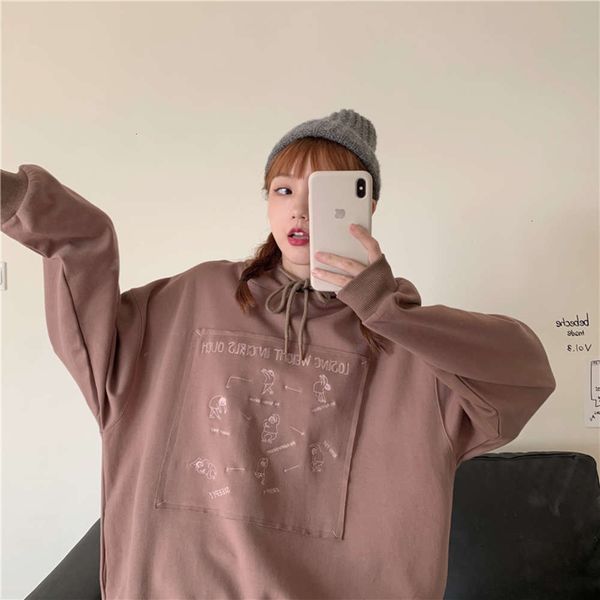 hoodies & sweatshirts hoodie women's sweater autumn and winter korean version loose bf lazy wind plush thickening dyjt, Black
hoodies & sweatshirts hoodie women's sweater autumn and winter korean version loose bf lazy wind plush thickening dyjt, Black