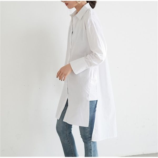women's knits & tees spring v neck side splited long shirts female sky blue casual bowknot clothes korean fashion gwa0, White
women's knits & tees spring v neck side splited long shirts female sky blue casual bowknot clothes korean fashion gwa0, White