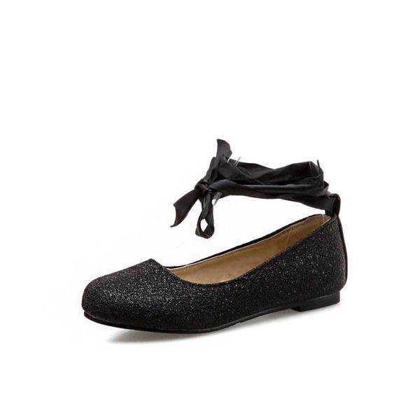 dress shoes big size round head lace up single summer flat ladies women woman, Black
dress shoes big size round head lace up single summer flat ladies women woman, Black