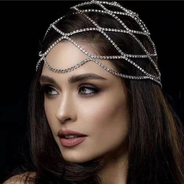 hair clips & barrettes 2021 hollow rhinestone mesh headpiece wedding head chain jewelry for women luxury crystal headband cap hat accessorie, Golden;silver
hair clips & barrettes 2021 hollow rhinestone mesh headpiece wedding head chain jewelry for women luxury crystal headband cap hat accessorie, Golden;silver
