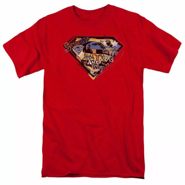 Superman American Way T Shirt Mens Licensed Classic DC Comics Tee Red, White;black
Superman American Way T Shirt Mens Licensed Classic DC Comics Tee Red, White;black