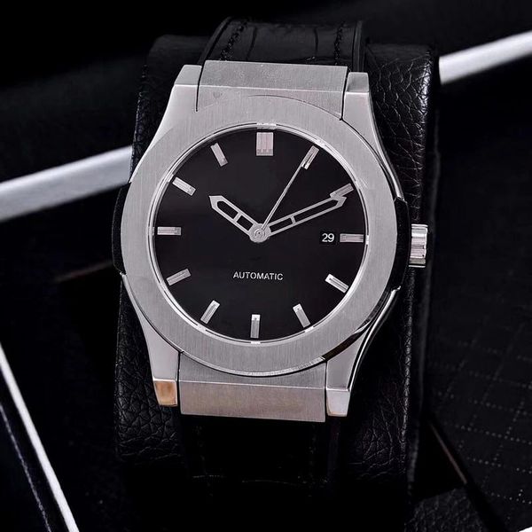 wristwatches classic men automatic mechanical sapphire stainless steel watches silver black brown leather strap rose gold blue watch, Slivery;brown
wristwatches classic men automatic mechanical sapphire stainless steel watches silver black brown leather strap rose gold blue watch, Slivery;brown