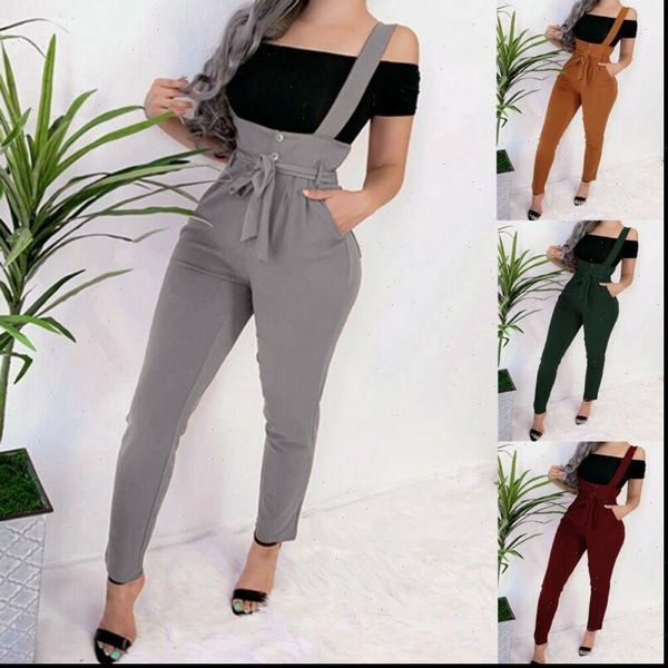 spring autumn slim polyester overalls womens jumpsuits straps strap casual trousers pants fashion, Black;white
spring autumn slim polyester overalls womens jumpsuits straps strap casual trousers pants fashion, Black;white
