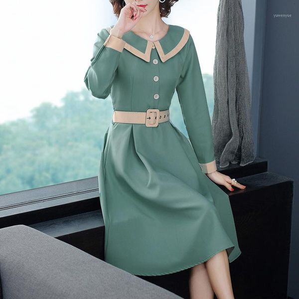 casual dresses azterumi autumn women solid long sleeve office ladies formal waist dress gown female elegant vintage bandage clothing, Black;gray
casual dresses azterumi autumn women solid long sleeve office ladies formal waist dress gown female elegant vintage bandage clothing, Black;gray