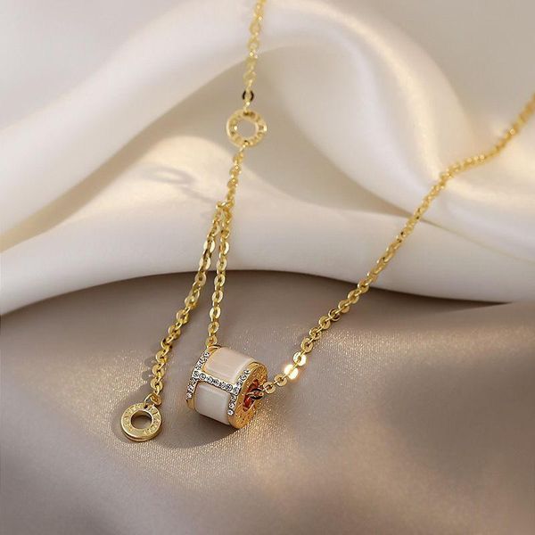 chains titanium steel big waist necklace temperament transfer cat's eye bone chain women's 2021 style, Silver
chains titanium steel big waist necklace temperament transfer cat's eye bone chain women's 2021 style, Silver