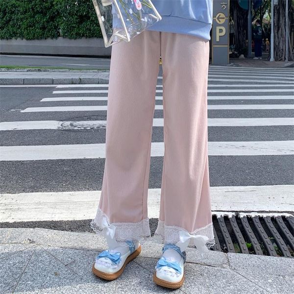 women's pants & capris japanese sweet soft lolita style white women pant autumn high waist bow lace refreshing mori girl trousers strai, Black;white
women's pants & capris japanese sweet soft lolita style white women pant autumn high waist bow lace refreshing mori girl trousers strai, Black;white