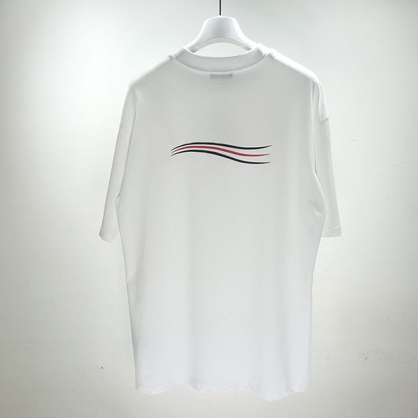 europe spring summer wave line t shirts fashion men women short sleeve tshirt casual streetwear cotton tee, White;black
europe spring summer wave line t shirts fashion men women short sleeve tshirt casual streetwear cotton tee, White;black