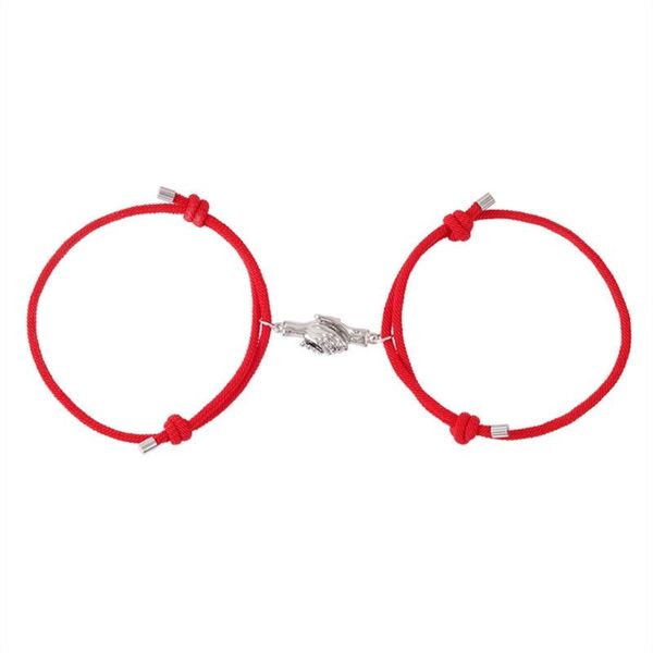 link, chain 2pcs magnetic couple bracelets mutual attraction pendant with charm braided bracelet gift for men and women, Black
link, chain 2pcs magnetic couple bracelets mutual attraction pendant with charm braided bracelet gift for men and women, Black