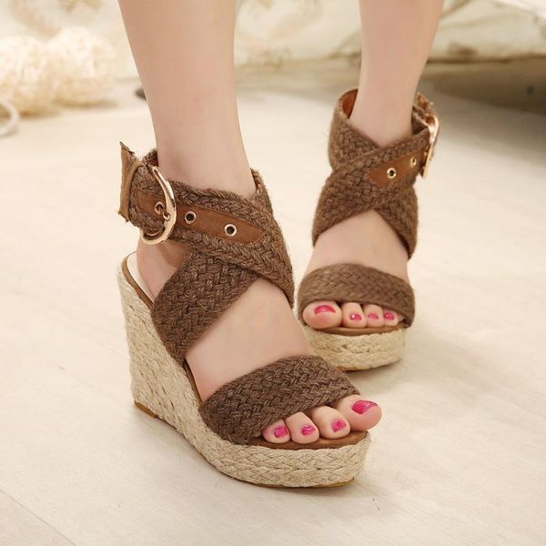 fashion women platform sandals wedges summer brown/apricot/black female shoes casual lady woman footwear
fashion women platform sandals wedges summer brown/apricot/black female shoes casual lady woman footwear