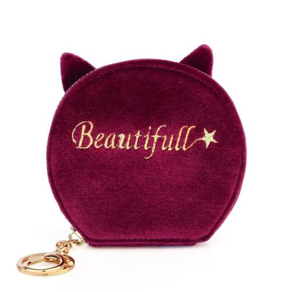 coin purses lady style women purse short suede embroidery english word semicircle zipper wallet mini bag, Red;black
coin purses lady style women purse short suede embroidery english word semicircle zipper wallet mini bag, Red;black